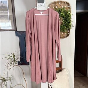 Maurices Dusty Rose Ribbed Top